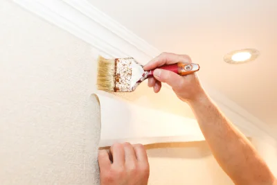 Pose de papier peint à Cantin — revêtements muraux et toiles de verre